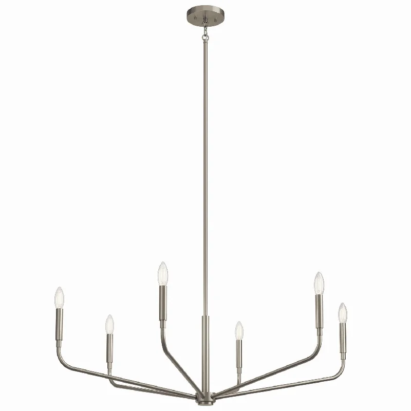 Art Deco Chandeliers for a Retro - Glam LookMadden Six Light Chandelier