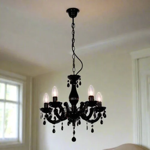 Mini Chandeliers for Adding Charm to Small SpacesLa Spezia 5 Light Chandelier