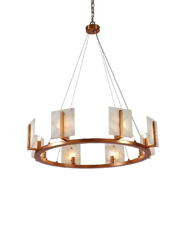 Rustic Wood Chandeliers for Country - Style HousesLarge Halo Chandelier