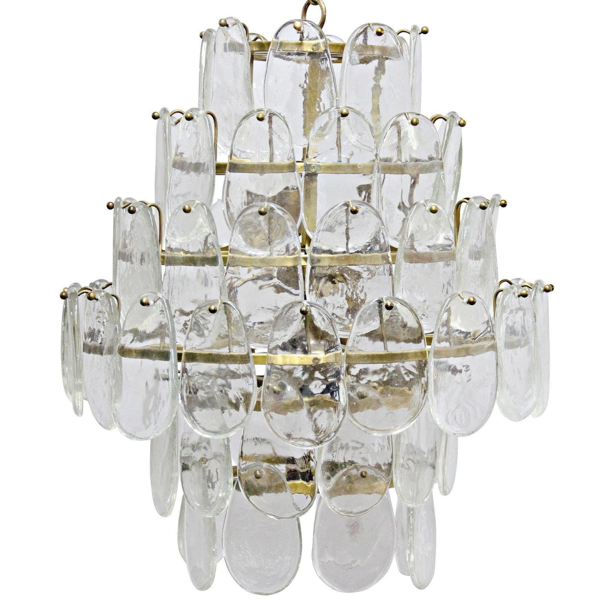 Art Deco Chandeliers for a Retro - Glam LookMystic Metal and Glass Chandelier