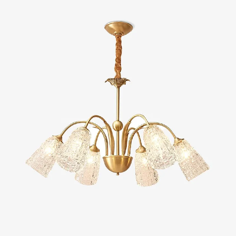 Chandeliers with Metal Frames in Copper FinishNikoll Chandelier