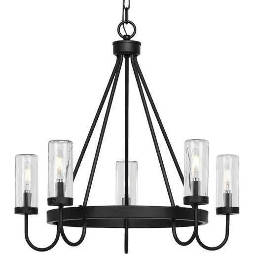 Victorian - Inspired Chandeliers with Ornate DetailsSwansea 5-Light Outdoor Chandelier