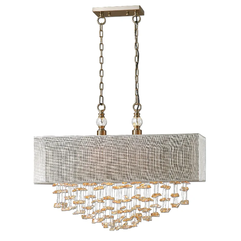 Chandeliers with Venetian Glass for a Luxurious LookSantina, 2 Lt. Pendant