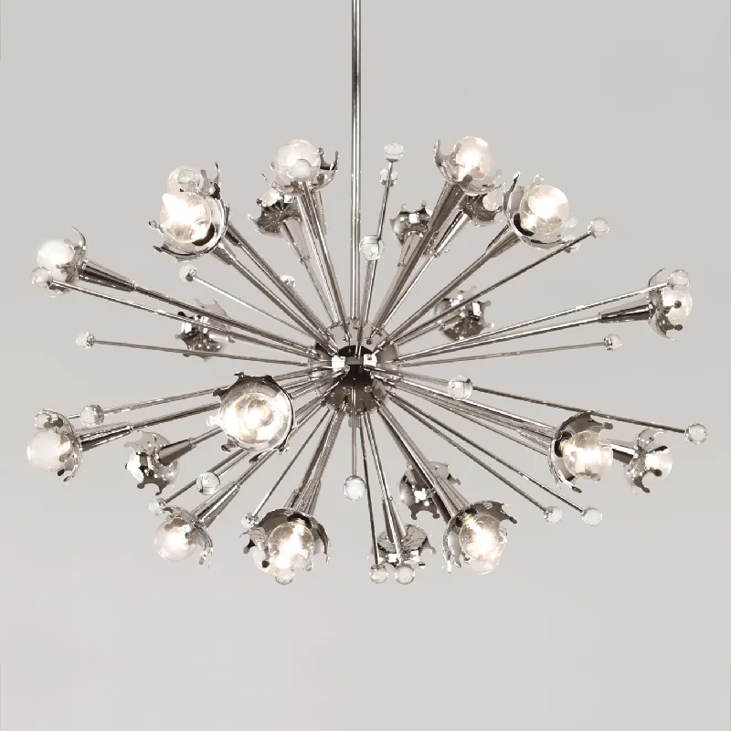 Chandeliers with Metal Frames in Bronze FinishSputnik Chandelier