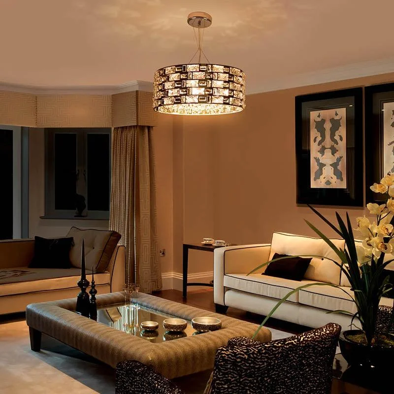 Chandeliers with Frosted Glass for a Softer Light DiffusionCaesar Chandelier (581864)