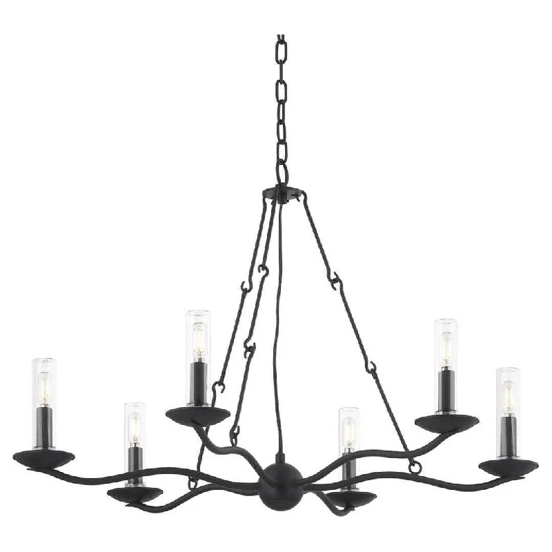 Chandeliers for Dining Rooms to Set the Mood for MealsSawyer 6-Light Exterior Chandelier