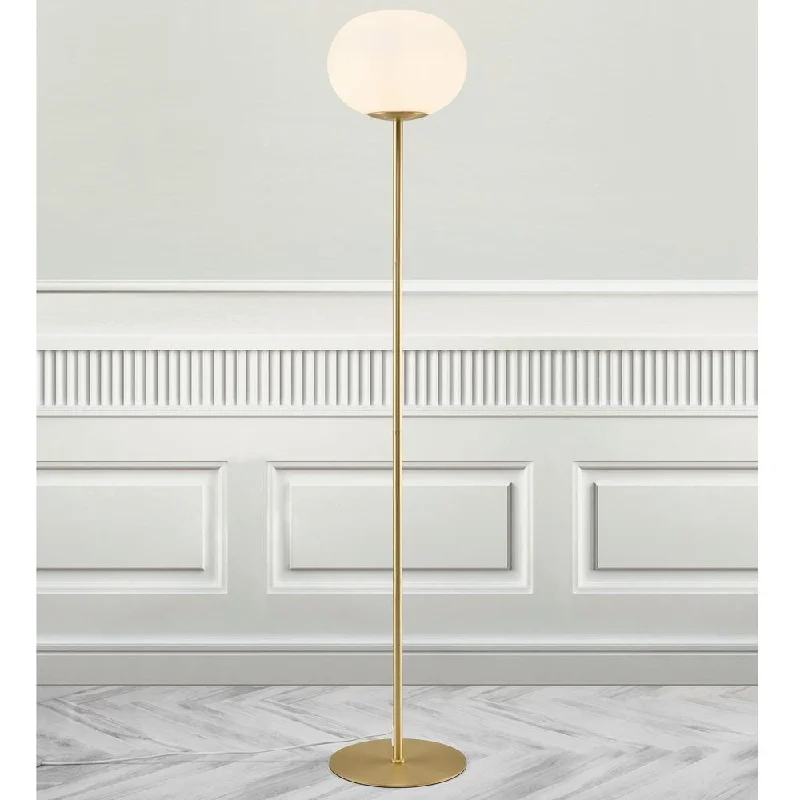 Marble Base Floor Lamp for a Touch of LuxuryAlton Globe Floor Lamp - Brass - Nordlux