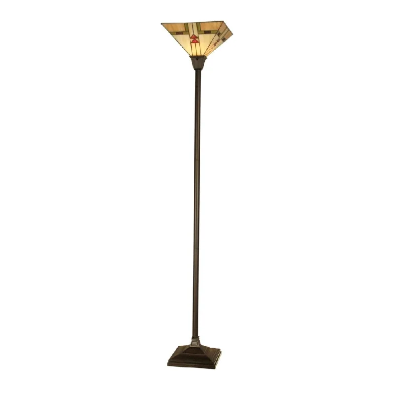 Victorian Style Floor Lamp for Traditional and Elegant InteriorsArrowhead Mission Tiffany Torchiere