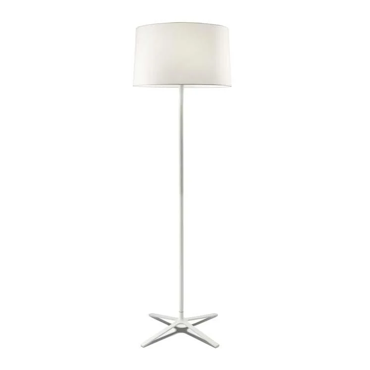 Metal Floor Lamp with a Matte Black Finish for a Sleek LookBelmont White Floor Lamp with Shade - ID 8130