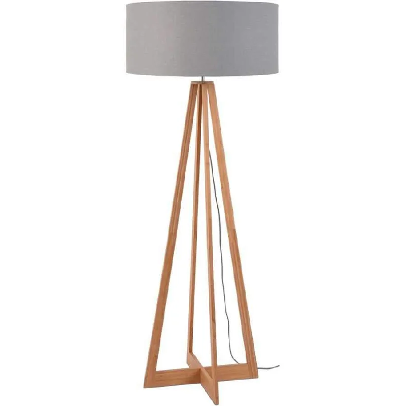 Modern Minimalist Floor Lamp for Contemporary Living RoomsEverest Floor Lamp - Light Grey Shade - Its About RoMi