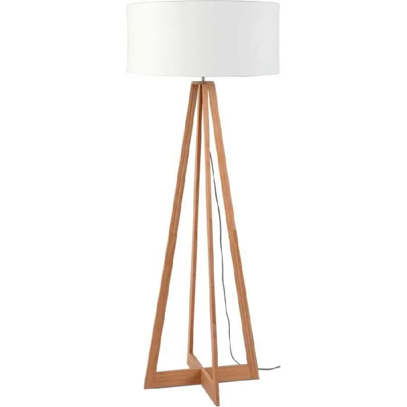 Glass Floor Lamp with Frosted Shades for Soft Diffused LightEverest Floor Lamp - White Shade - Its About RoMi