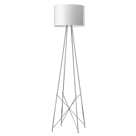 USB Charging Port Floor Lamp for Convenient Device ChargingFLOS Ray F2 Large Floor Lamp  - White Metal