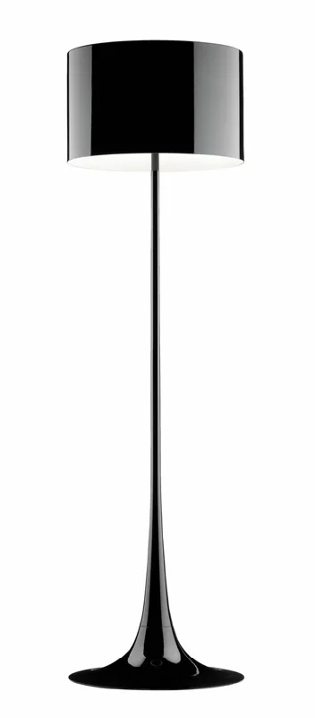 Dimmable Floor Lamp for Adjustable Lighting AmbianceFLOS Spun Light F Black