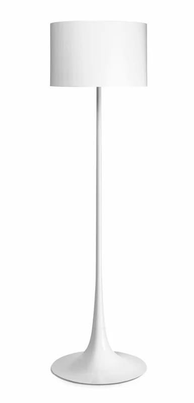 USB Charging Port Floor Lamp for Convenient Device ChargingFLOS Spun Light F White