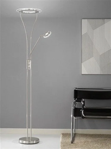 Bohemian Inspired Floor Lamp for Eclectic Home DecorFranklite Led Mother And Child Standard Lamp 350mm DISCONTINUED