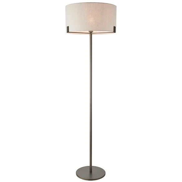 Bohemian Inspired Floor Lamp for Eclectic Home DecorMBL Burwood Floor Lamp In Brushed Bronze - ID 7726