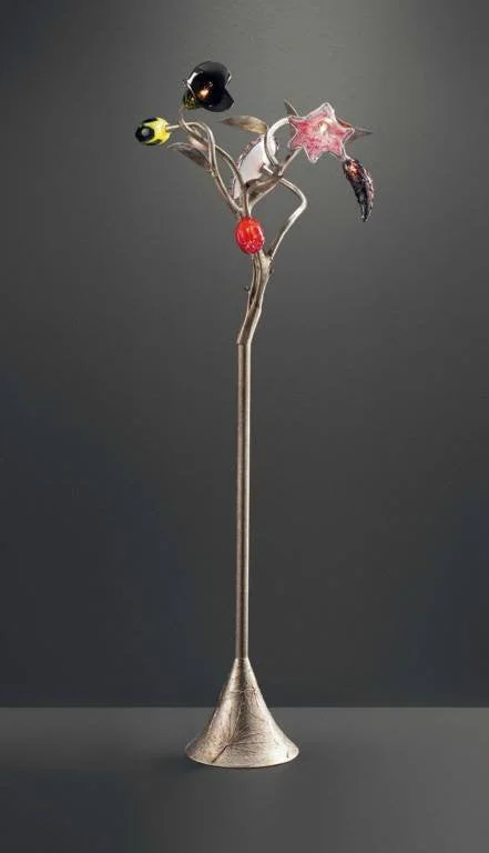 Bohemian Inspired Floor Lamp for Eclectic Home DecorSerip Bouquet 6 Bespoke Floor Lamp