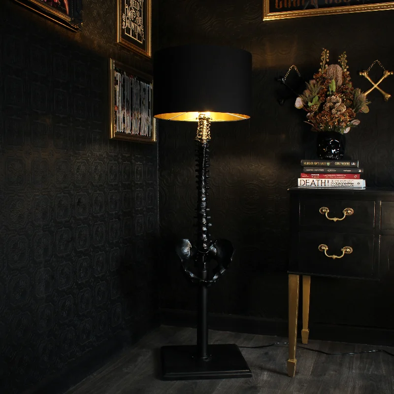 Bohemian Inspired Floor Lamp for Eclectic Home DecorThe Spine Floor Lamp by The Blackened Teeth