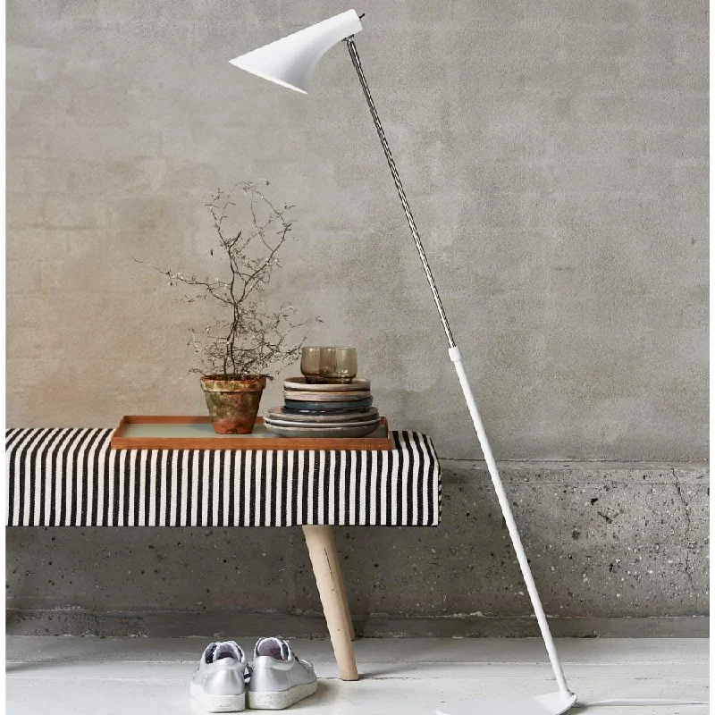 Smart Floor Lamp with Voice Control and Bluetooth ConnectivityVanila Floor Lamp - White