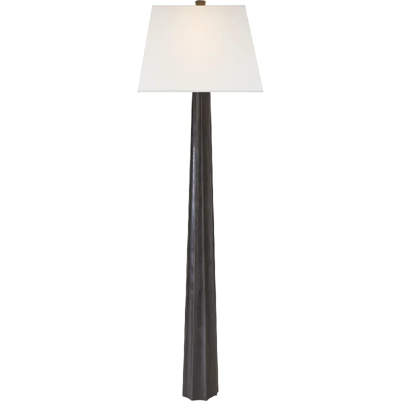 Fabric Floor Lamp with a Linen Shade for a Relaxed AestheticFluted Spire Floor Lamp