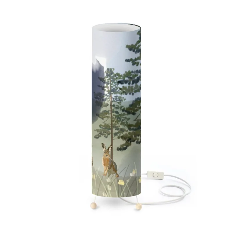 Smart Floor Lamp with Voice Control and Bluetooth ConnectivityWoodland Hare Floor Lamp