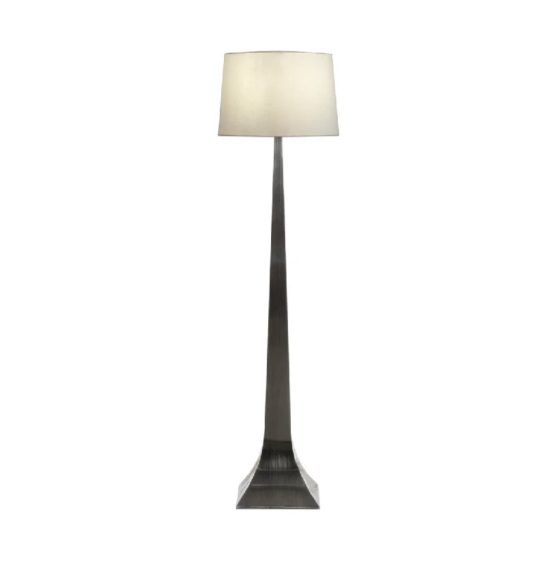 Dimmable Floor Lamp for Adjustable Lighting AmbianceWorlds Away Reaves Floor Lamp - Gun Metal