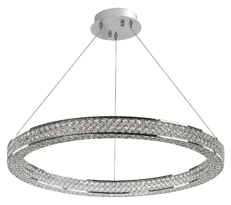 Art Deco Ceiling Lights with Geometric Patterns and Metallic FinishesArt Deco Ceiling Lights with Geometric Patterns and Metallic FinishesEternity LED 30" Single Pendant