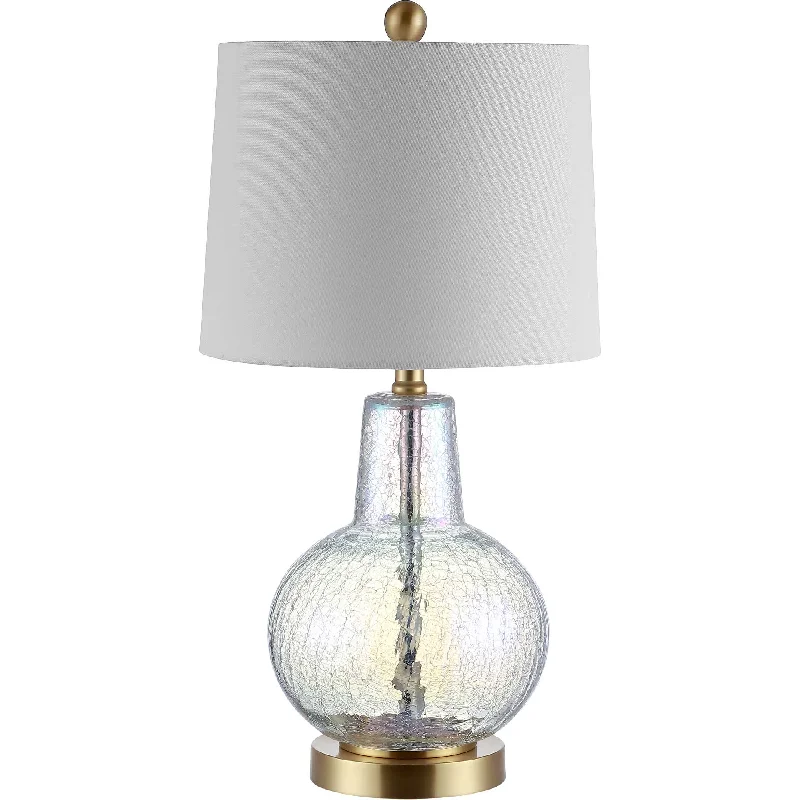 art deco table lamps with geometric shapes for a retro touchAttune Table Lamp Luster Crackle