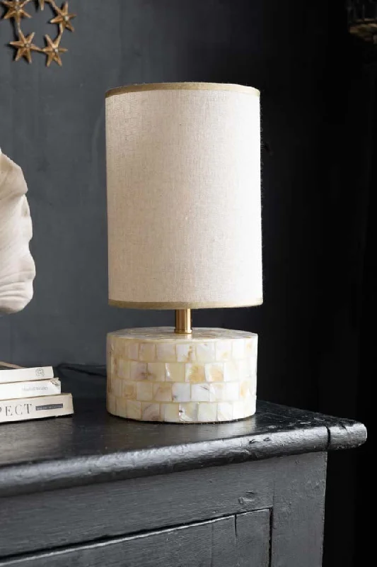 asian inspired table lamps with bamboo accents for a zen atmosphereBeautiful Shell Table Lamp