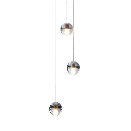 Art Nouveau Ceiling Lights with Organic, Flowing ShapesArt Nouveau Ceiling Lights with Organic, Flowing ShapesBOCCI 14.3 3 Lamp Pendant - ID 2985