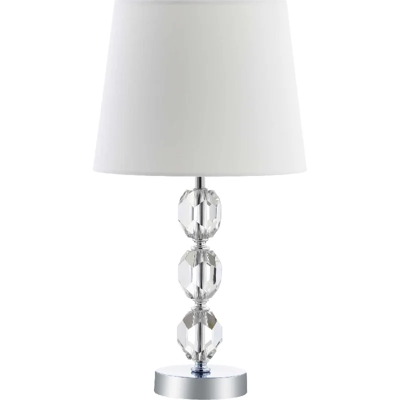 gothic style table lamps with dark finishes for a mysterious lookBrennan Table Lamp Clear/Chrome