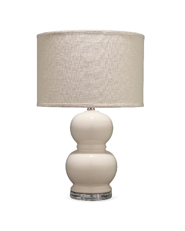 wooden table lamps with natural grain for a warm and organic feelBubble Table Lamp Cream