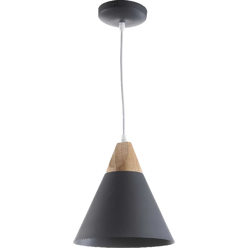 Contemporary Ceiling Lights with Unique, Abstract ShapesContemporary Ceiling Lights with Unique, Abstract ShapesCicely Pendant Dark Gray/Light Brown