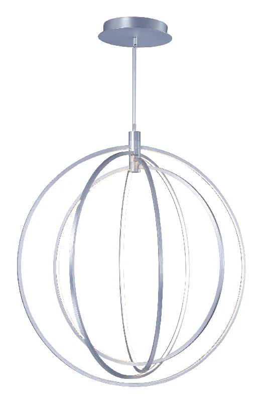 Tropical - Themed Ceiling Lights with Palm - Leaf Shapes and Rattan WrapsTropical - Themed Ceiling Lights with Palm - Leaf Shapes and Rattan WrapsConcentric LED Pendant