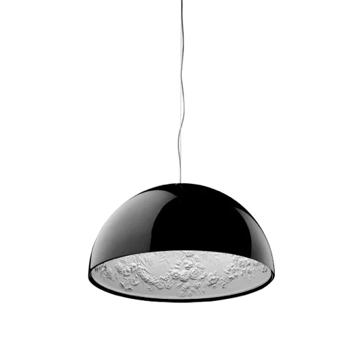 Gothic Ceiling Lights with Dark Metalwork and Pointed ArchesGothic Ceiling Lights with Dark Metalwork and Pointed ArchesFLOS Skygarden 1 Glossy Black