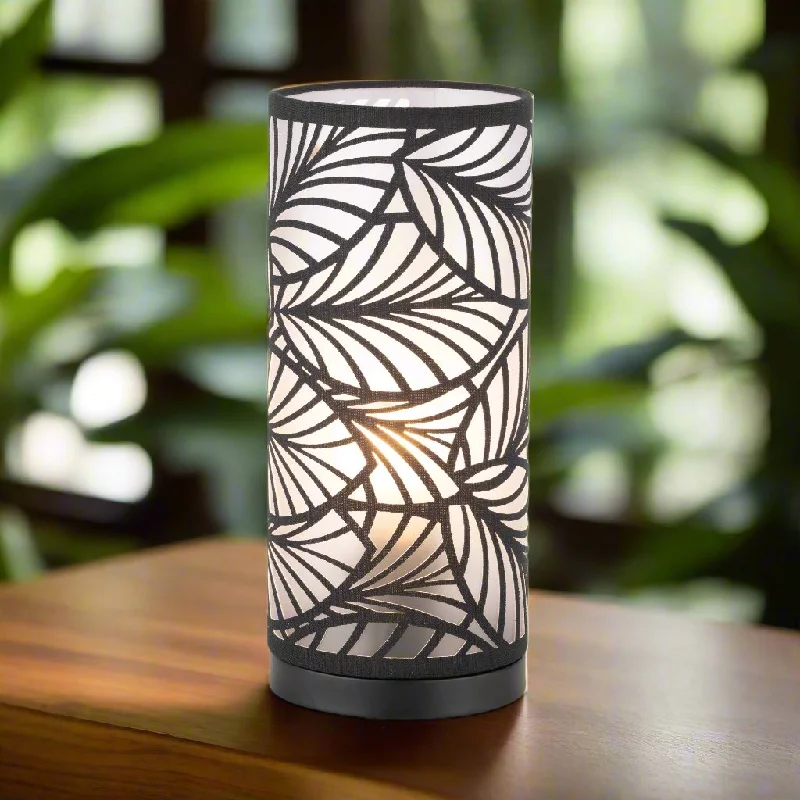 fabric table lamps with a linen shade for a relaxed and breathable lookFreya Laser cut Table Lamp