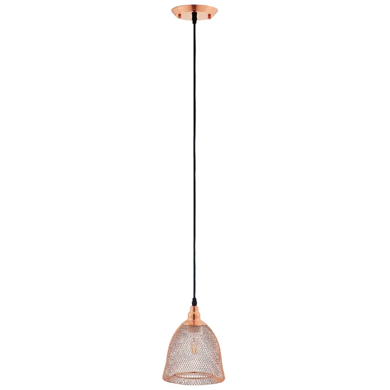 African - Inspired Ceiling Lights with Tribal Patterns and Natural MaterialsAfrican - Inspired Ceiling Lights with Tribal Patterns and Natural MaterialsGale Bell-Shaped Pendant Light Rose Gold