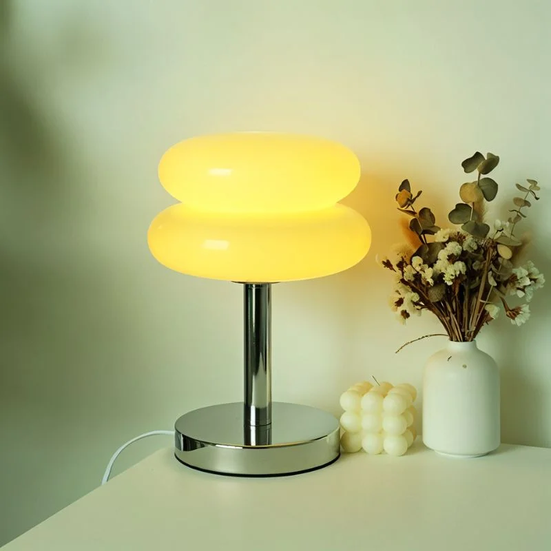 metal table lamps with a matte black finish for a sleek appearanceGlossy Macaron Table Lamp