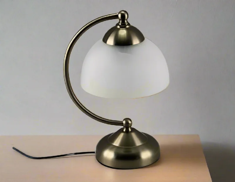 metal table lamps with a matte black finish for a sleek appearanceGooseneck Touch Lamp