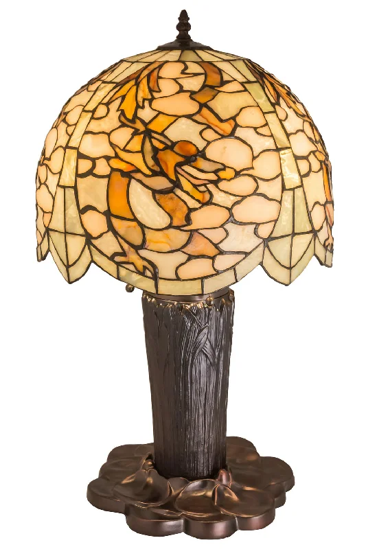 bohemian table lamps with colorful patterns for eclectic bedroomsThree Light Table Lamp