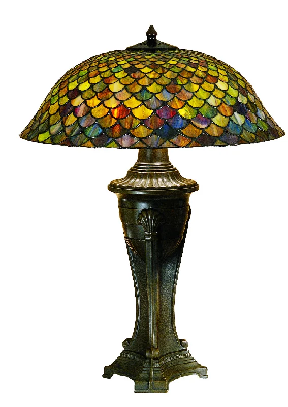 crystal table lamps with dazzling prisms for a glamorous effectThree Light Table Lamp