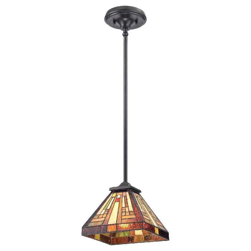 African - Inspired Ceiling Lights with Tribal Patterns and Natural MaterialsAfrican - Inspired Ceiling Lights with Tribal Patterns and Natural MaterialsAugustus Tiffany Mini Pendant - ID 9217