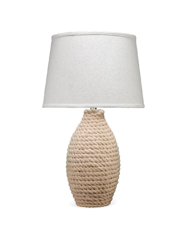 wooden table lamps with natural grain for a warm and organic feelRope Table Lamp