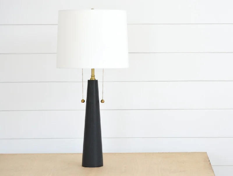 glass table lamps with a frosted surface for soft light diffusionmidcentury marble black table lamp